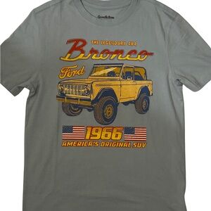 Goodfellow Gray Ford Bronco Graphic T-Shirt Medium NWT